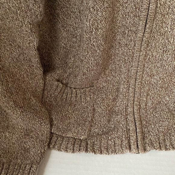 Eddie Bauer Zip-Up Sweater Brown Size XL - Picture 6 of 15